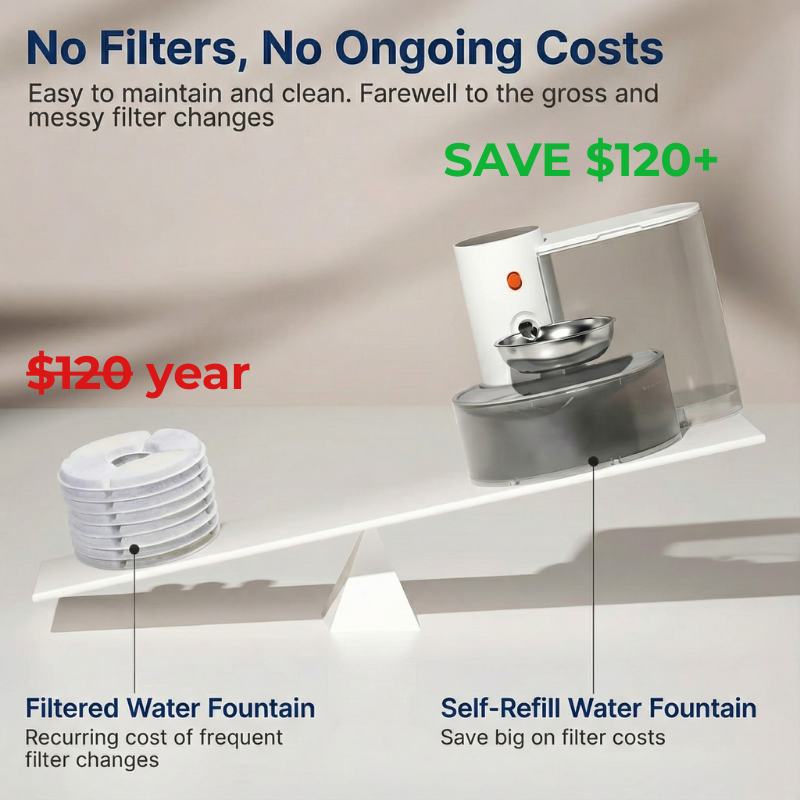 Plenish™ The Filterless Self-Refill Fountain