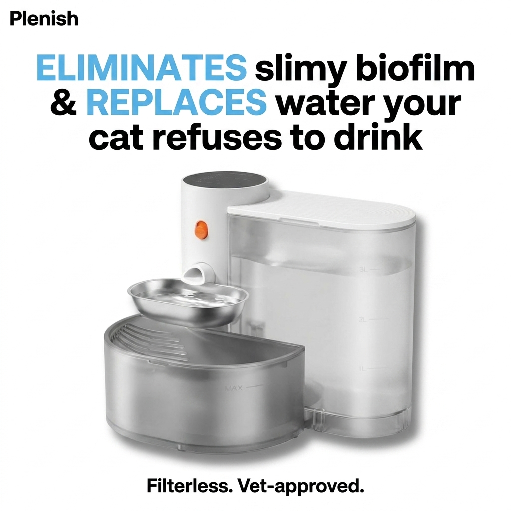 Plenish™ The Filterless Self-Refill Fountain