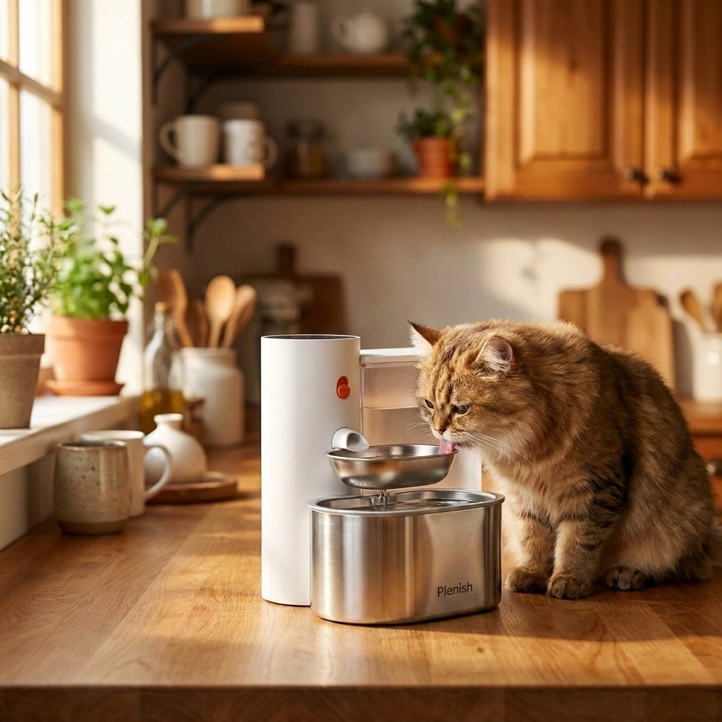 Plenish™ The Filterless Self-Refill Fountain